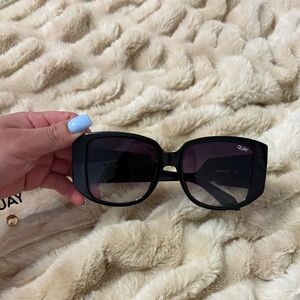 Quay Australia Black Square Sunglasses